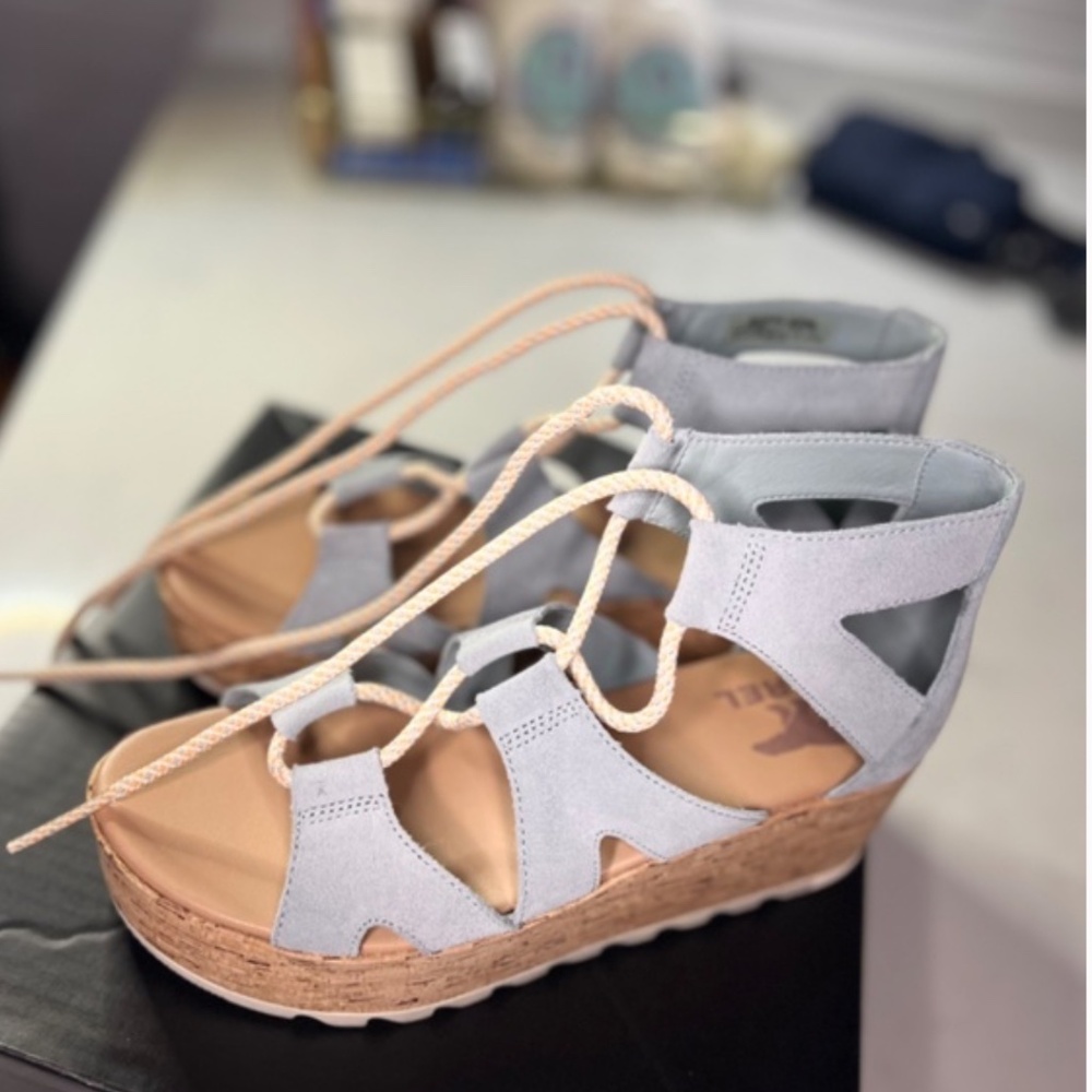 Cameron Lace-Up Suede Ghillie Gladiator Sandals
